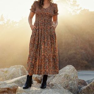 Christy Dawn Brooklyn Dress Plum Flora.